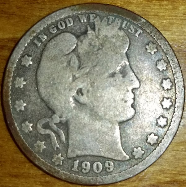 1909-O-Barber-Quarter-For-Grading-And-Value-Assessment.