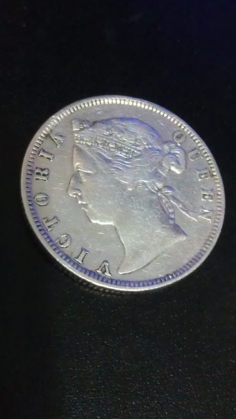 Queen-Victoria-1889-Twenty-Cents---Error-Dot?