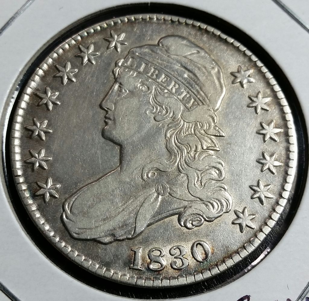 1830-Capped-Bust-Half-Dollar---Please-Grade-&-Comment!!
