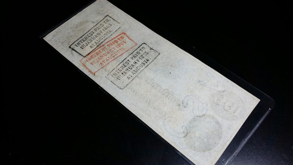 Confederate-States-Of-America-Currency,-1863-&-1864