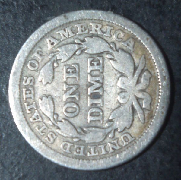 1855-Liberty-Seated-Dime-Grade-And-Value-Please