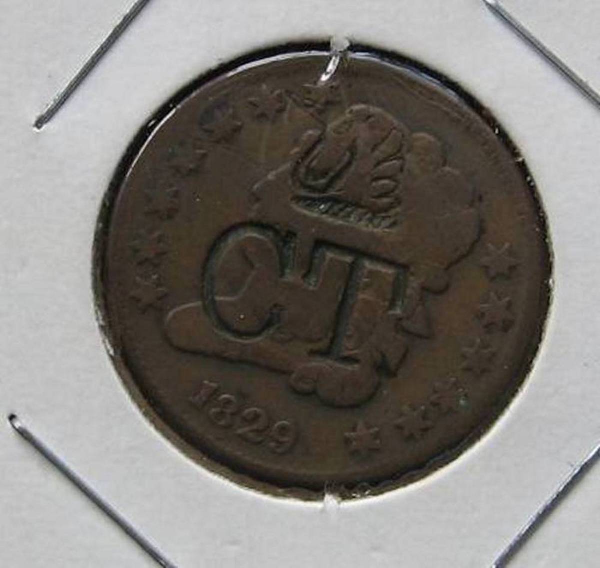 1829-Half-Cent---What-Was-Done-To-It-??