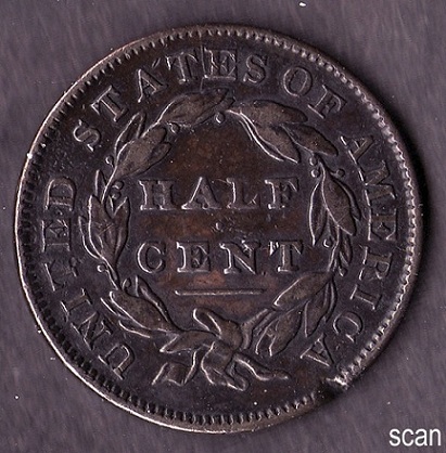 1832-Half-Cent