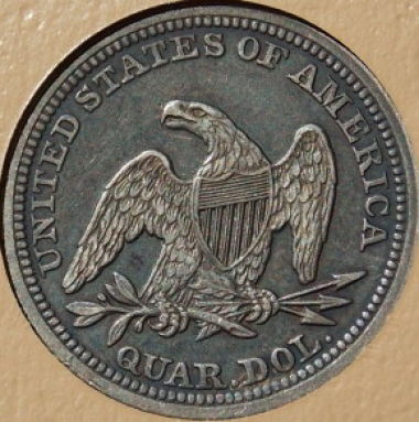 1856-Seated-Quarter--Nice-Coin
