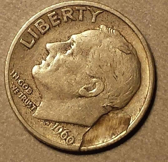 1960-Dime-Lamination-?