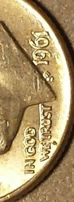 2-1961-P-And-1-1961-D-Mercuries