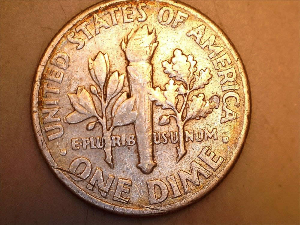 1962-Dime-Lamination?