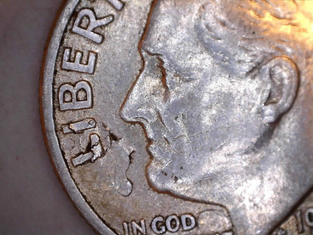 1962-Dime-Lamination?
