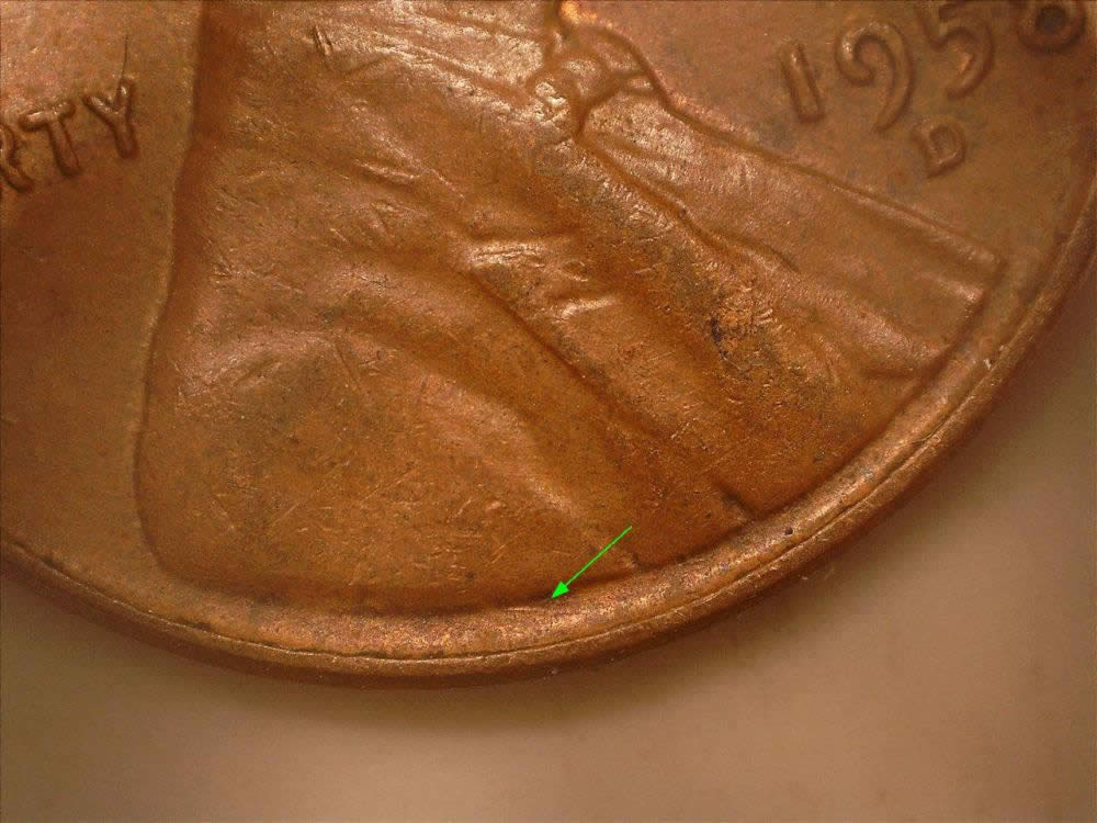 1958-D-Split-Top-Serif-1MM-033-?--With-MD-On-Date