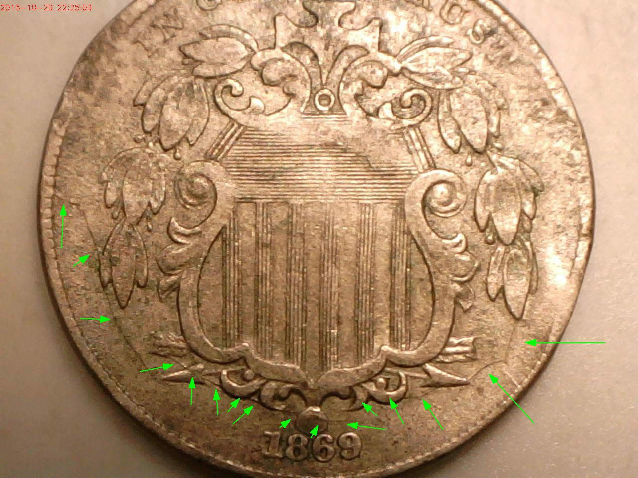 1869-Nickel-Die-Break-?