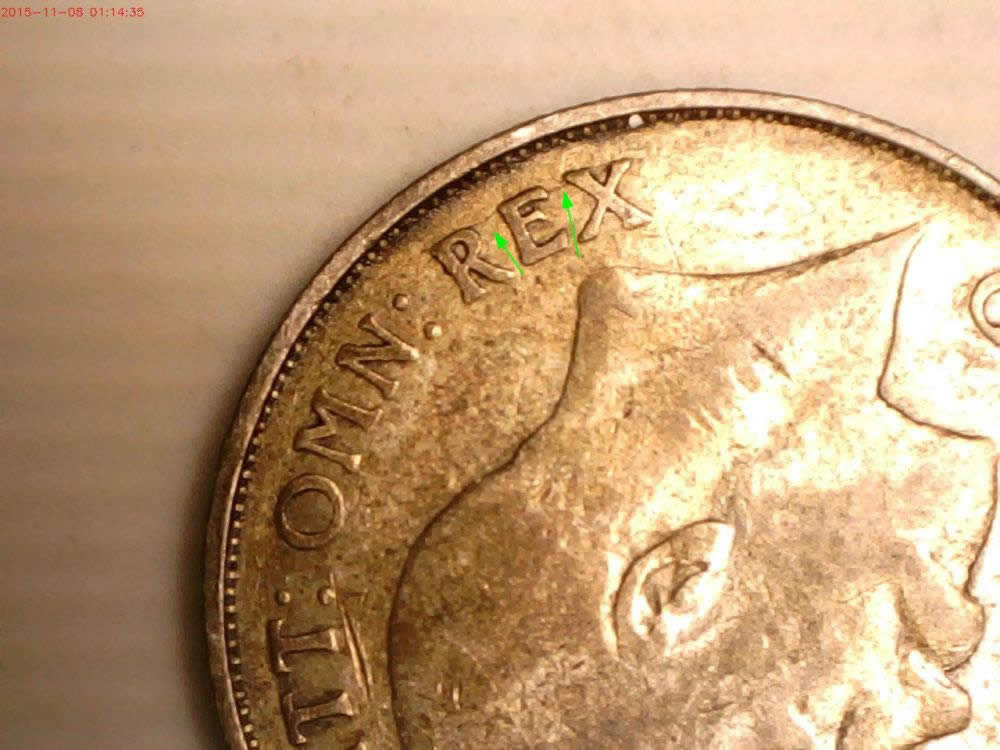 1926-Great-Britain-1-Shilling-Interesting-Die-Breack