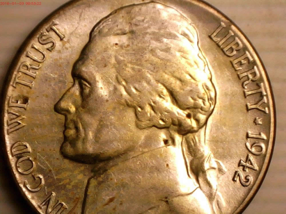 1942-S-Nickel-Die-Crack-Rim-To-Rim