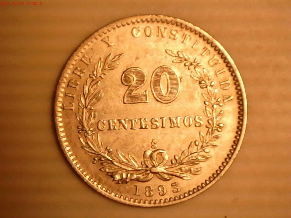 1893-Uruguay-20-Cents-With-Massive-DDO-And-DDR.