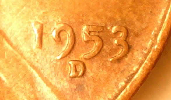 1953-D-Lincoln-Ldb3-Or-IIb-Not-In-Coc