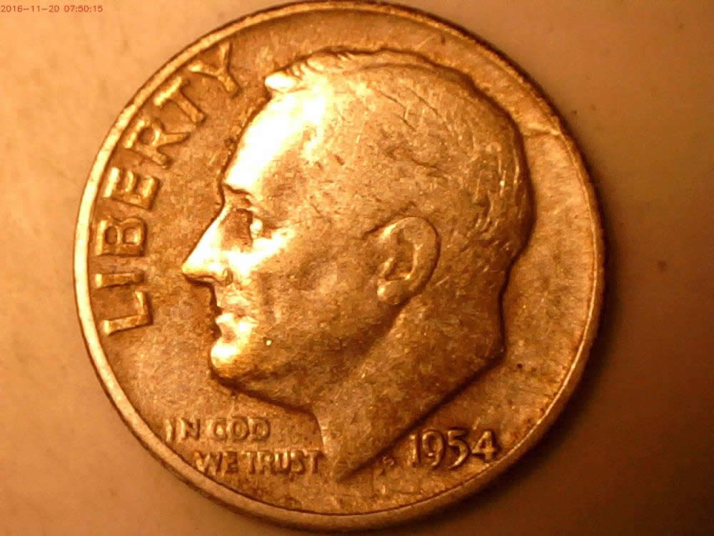 1954-Roosevelt-Dime-Spiked-Head