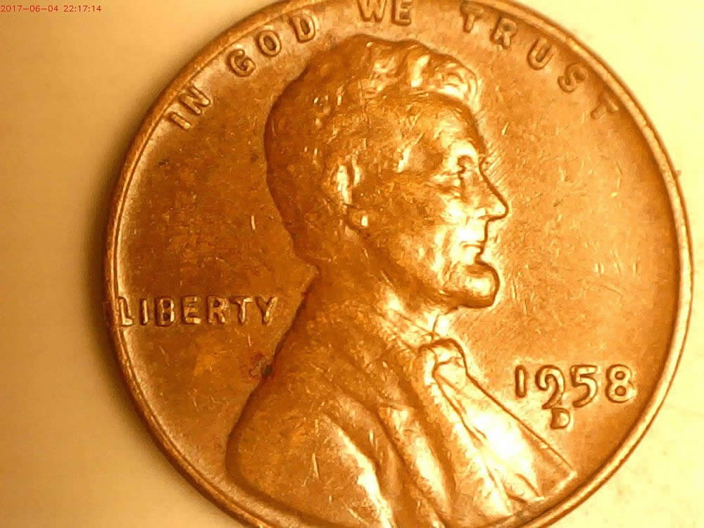 2-1958-D-Lincoln-RPM-From-Same-Die-With-Filled-Up-M/M