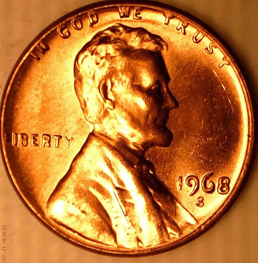 1968-S-Cent-Spiked-Head-Not-In-Coc