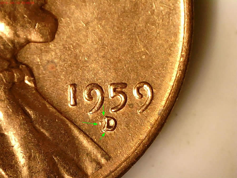 1959-D-Lincoln-RPM-005-Stage-A-With-A-Struck-Through-On-Reverse