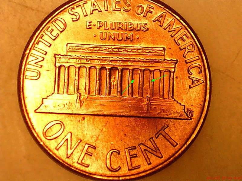 Found-Several-1974-D-Lincoln-Reverse-And-Obverse-Clashes-In-Same-Roll