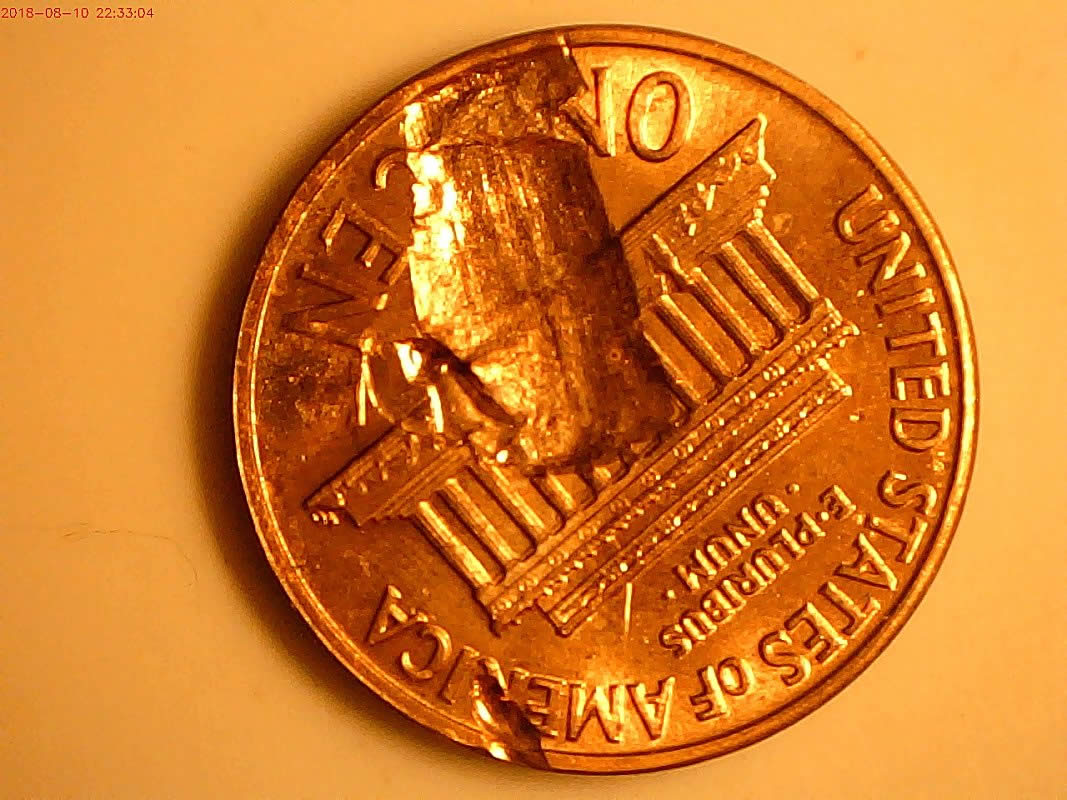 1959-D-Lincoln-Lamination--Struck-Through-Grease-And-OBV-And-REV-Clash