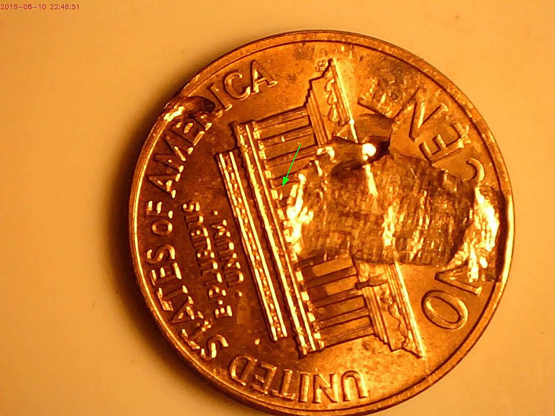 1959-D-Lincoln-Lamination--Struck-Through-Grease-And-OBV-And-REV-Clash