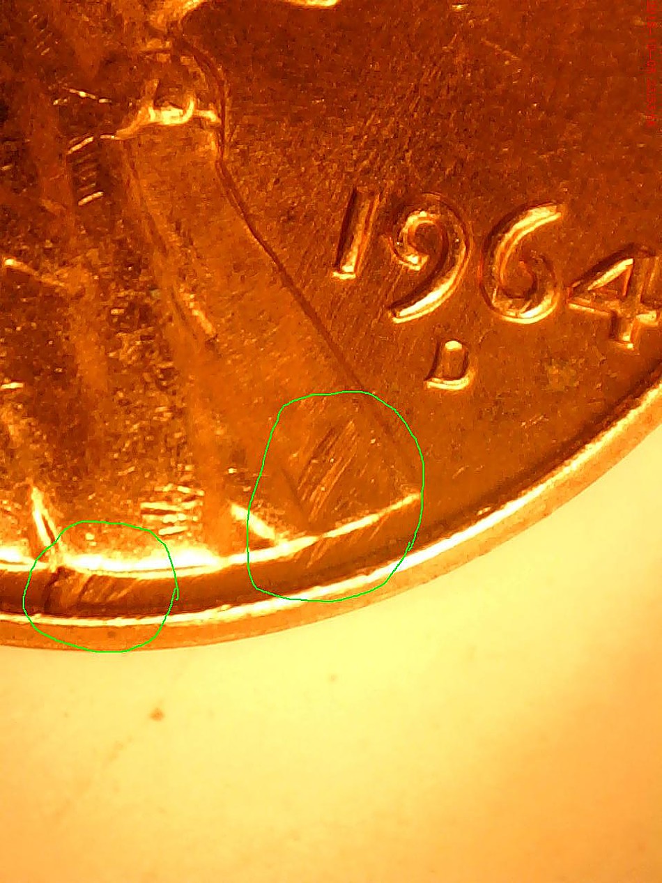 1964-D-Unc--Lincoln-With-Feeder-Fingers-?