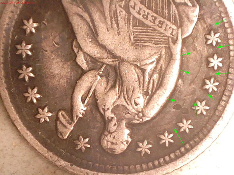 1854-O-1/2-Dime-With-A-Obverse-Clash-?