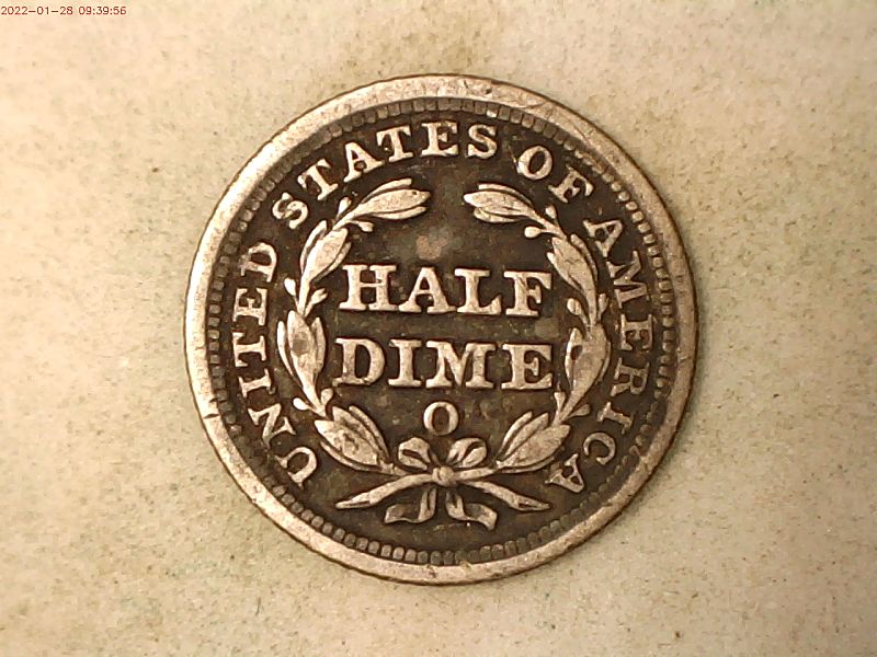 1854-O-1/2-Dime-With-A-Obverse-Clash-?