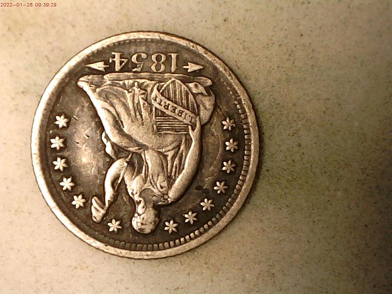 1854-O-1/2-Dime-With-A-Obverse-Clash-?