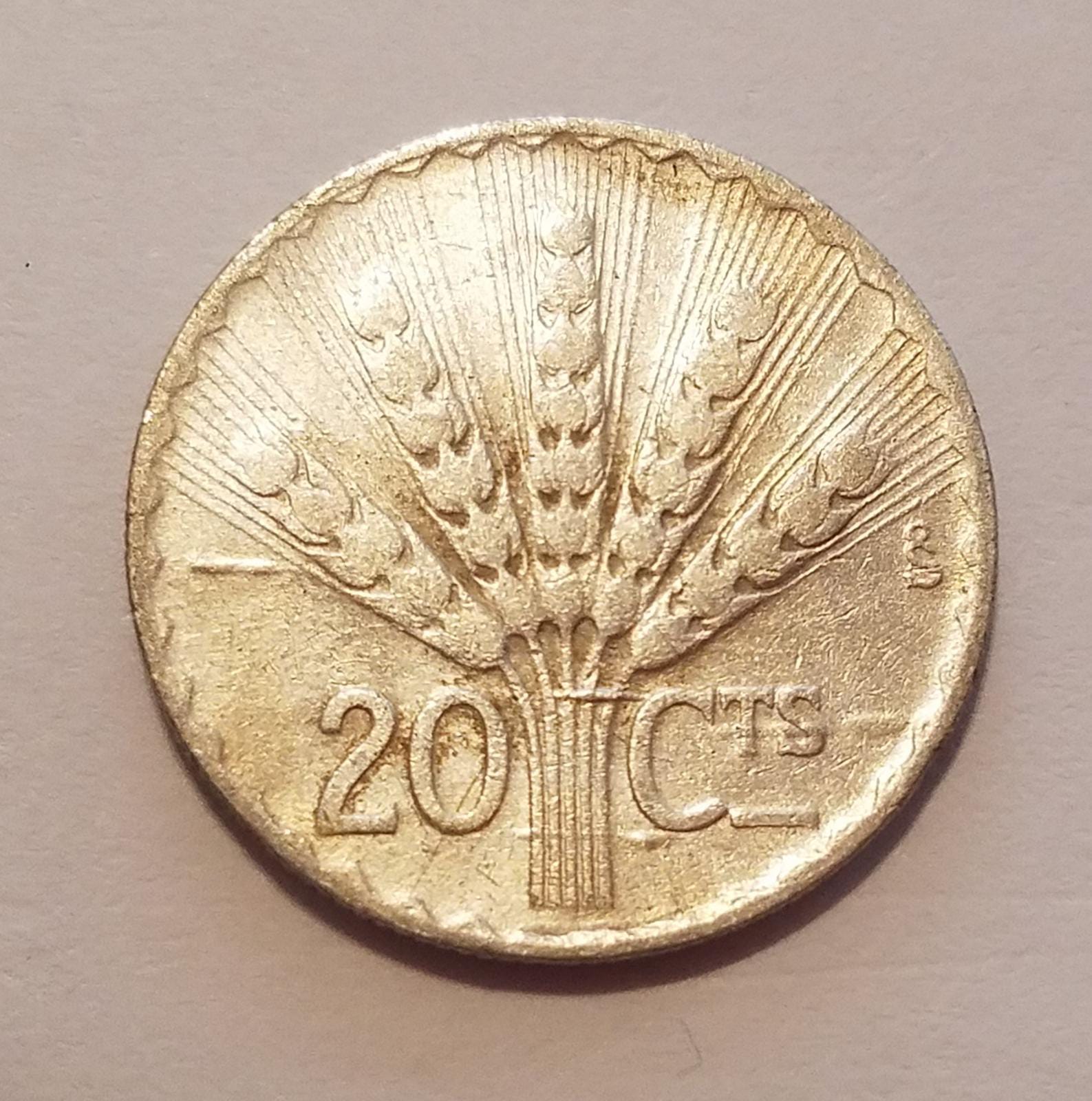 1942-10-Centesimos-From-Uruguay-,-Air-Bubbles-?