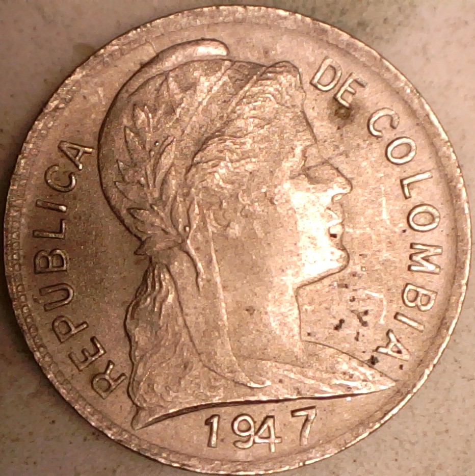 1947-B-Colombia-2-Centavos-,-Variety-Or-Error-?
