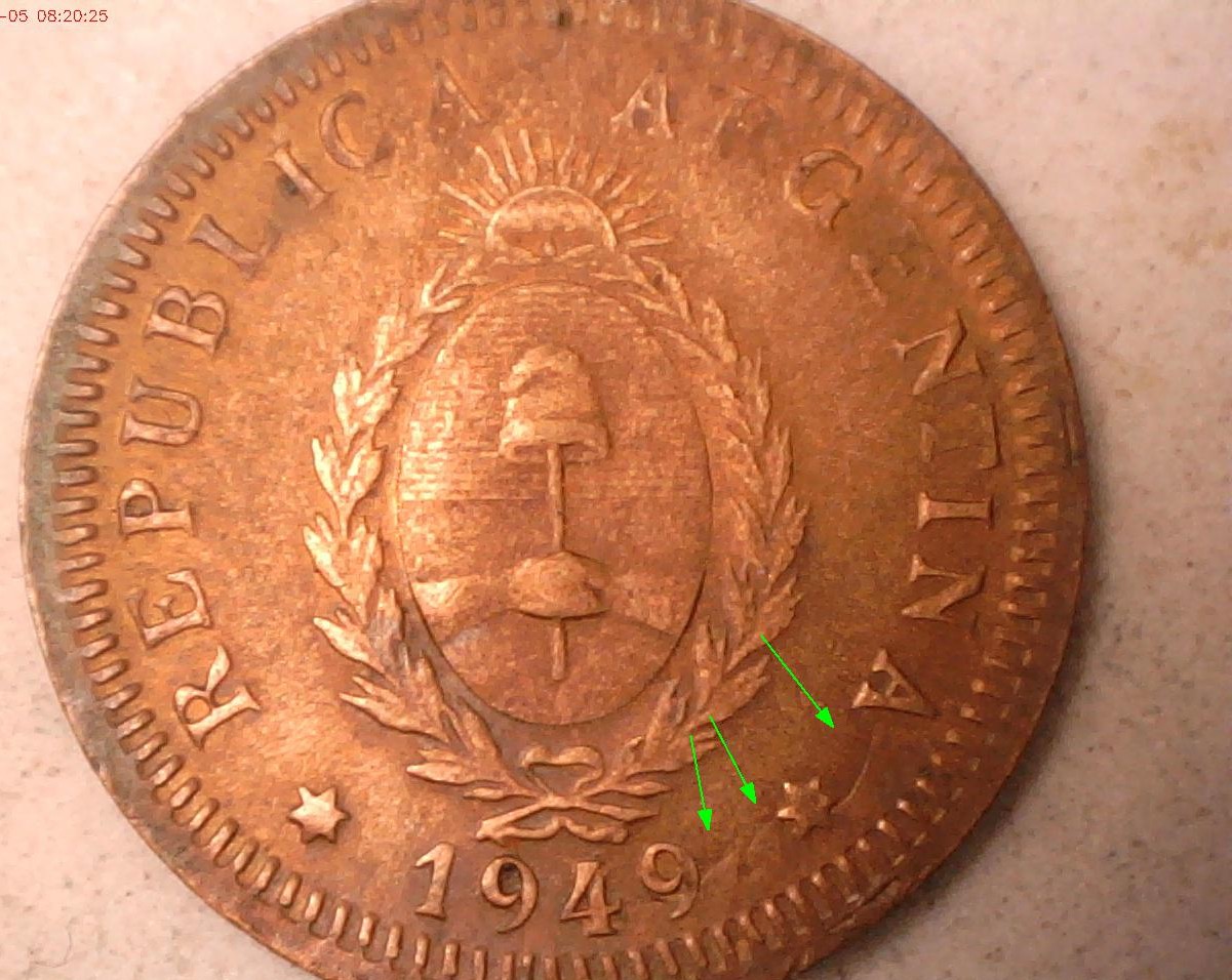 1949-Argentina-2-Centavos-With-A-Nice-Clash