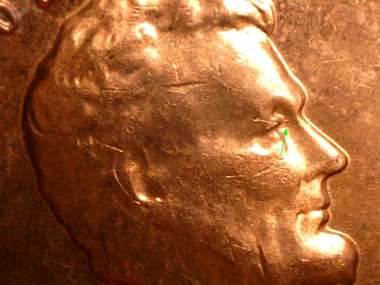 Just-Found-5-1961-D-In-An-Uncirculated-Roll--With-The-Same-Double-Eye-Lid-Or-Gouges-?