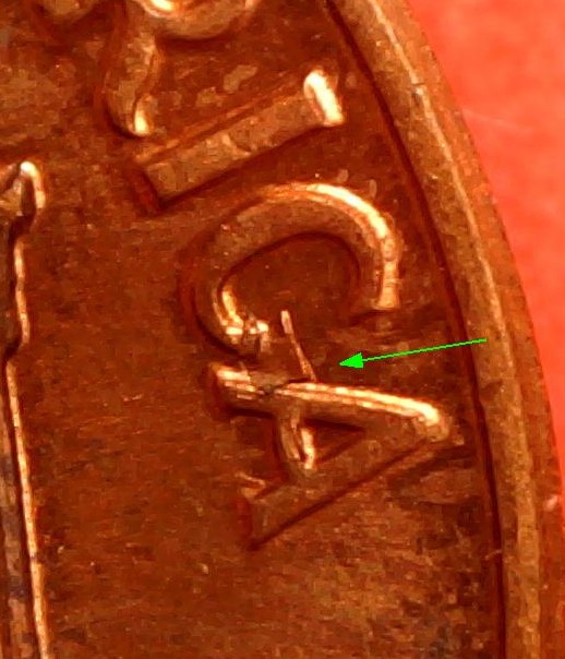 Just-Found-Uncirculated-1959-Cent-Struck-Through