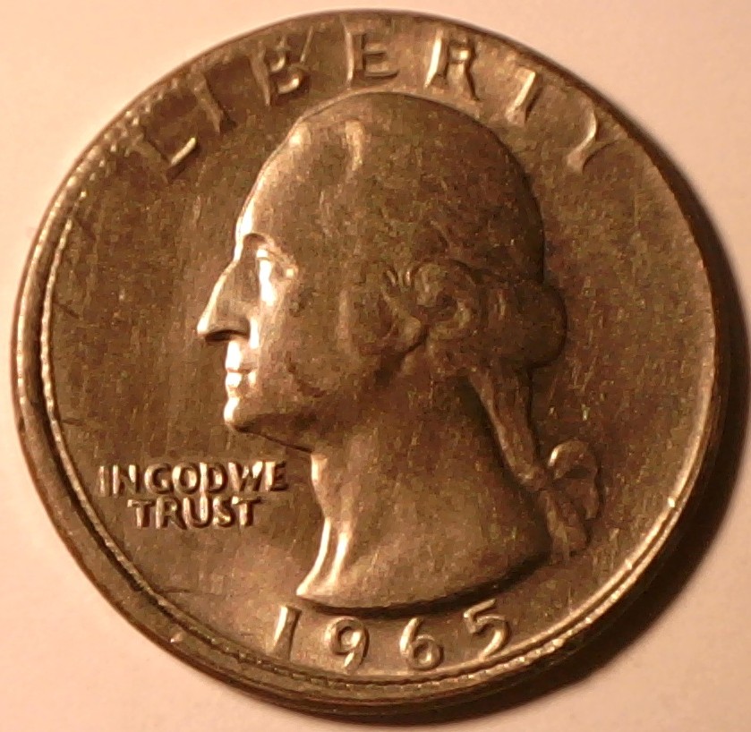 1965-Quarter-With-A-Tilted-Partial-Collar-And-Extrusion-Strike-On-Reverse-?