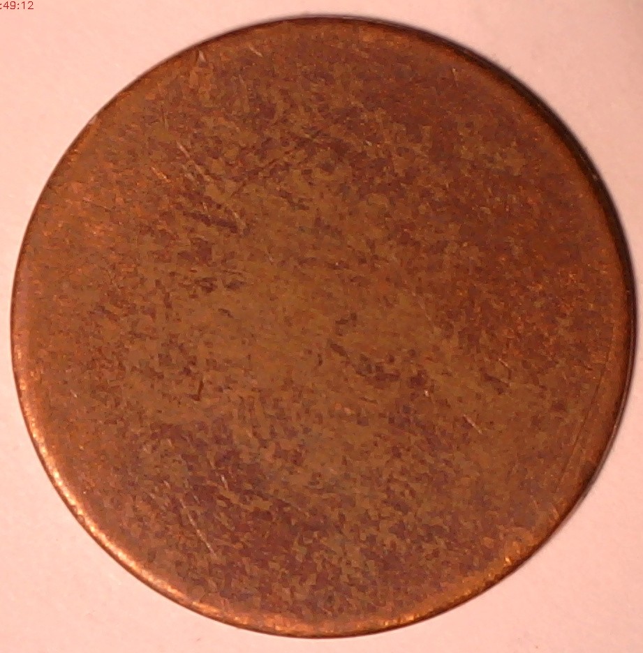 Copper-Cent-Split-Planchet-Before-Strike