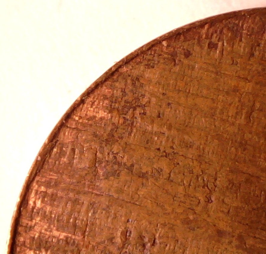 Copper-Cent-Split-Planchet-Before-Strike
