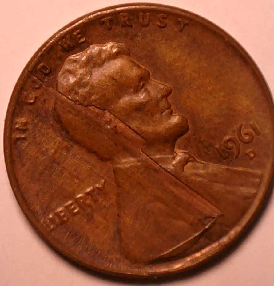 1961-D-Lincoln-Cent-Obverse-Lamination
