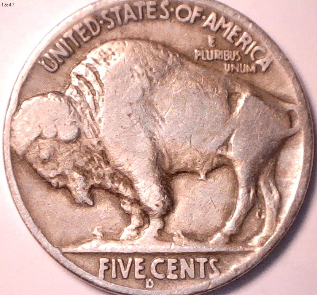 1936-D-Buffalo-Nickel-RPM#8-Rotated-Reverse