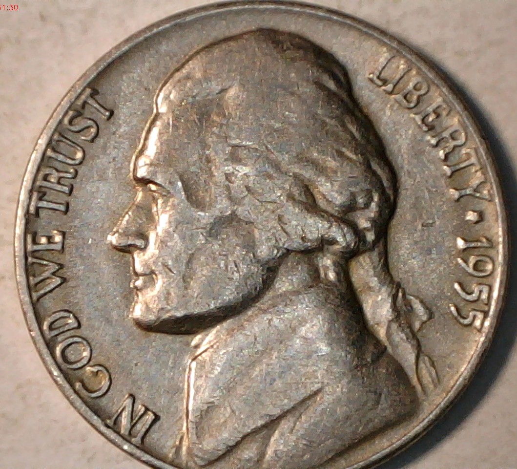 1955-D-Jefferson-Nickel-D/S-OMM#6