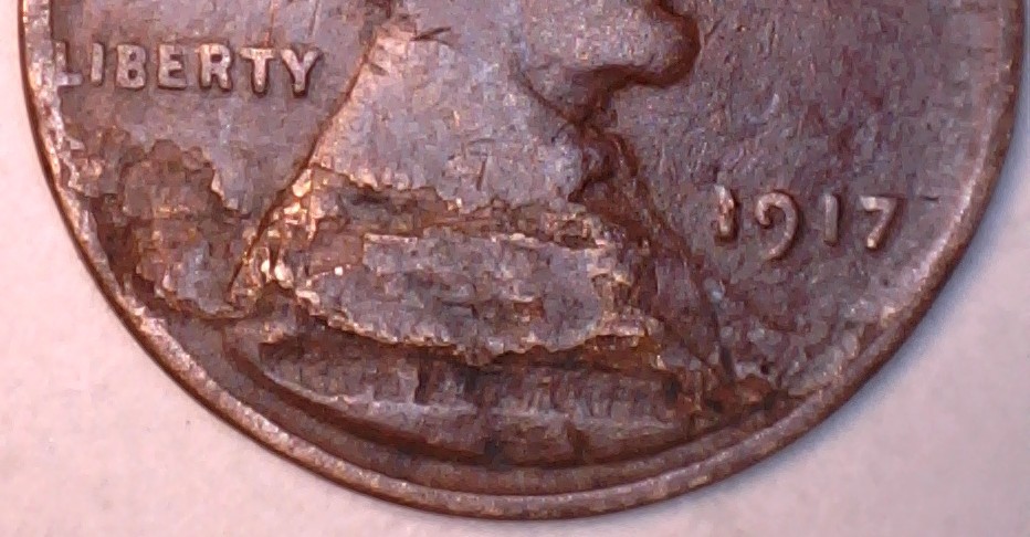 1917-Lincoln-Cent-Lamination