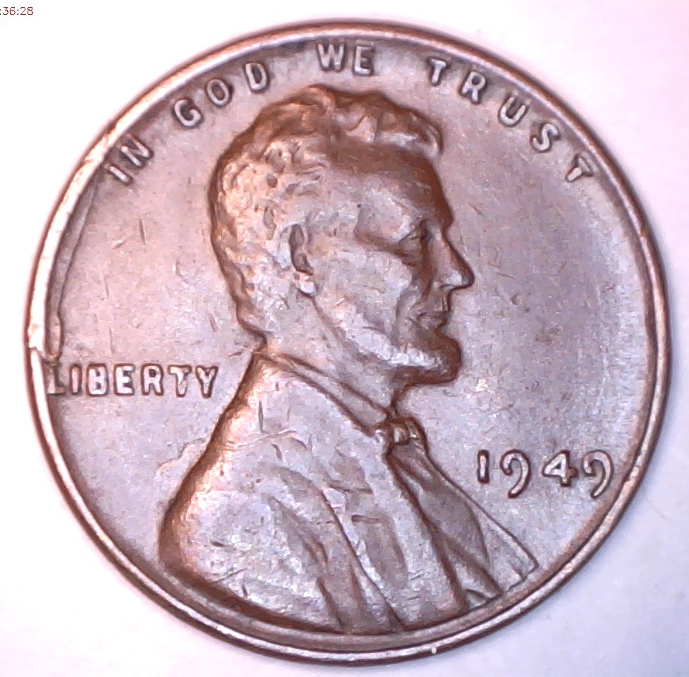 1949 Lincoln Cent Struck Through Folded Rim Fin - Coin Community Forum