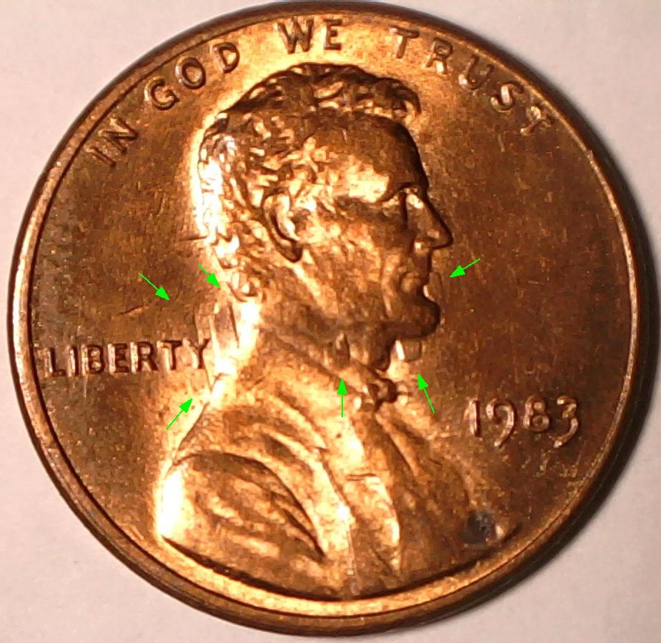 1983-Lincoln-Cent-Die-Clash