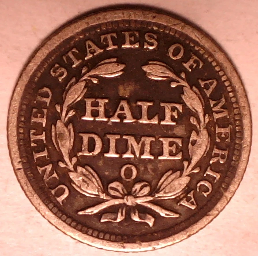 1854-O-Half-Dime-Obverse-Clash