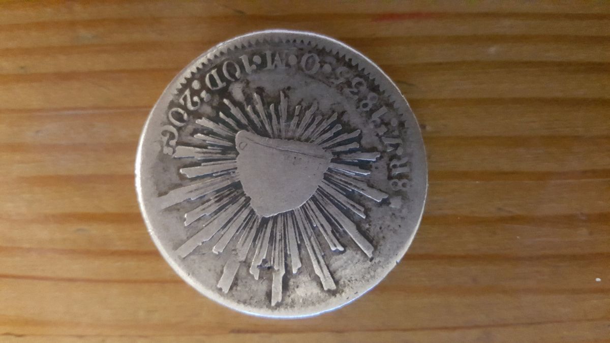 1835-8-Reales-Zacatecas-Debased-Or-Fake?--Reverse-Edge-And-Double-Strike-?