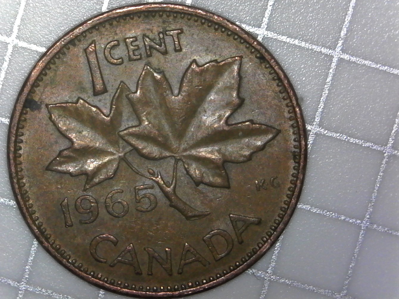 New-To-Canadian-Coins;-Is-This-A-Rare-Expensive-Error-Doubling?-1965-Cent