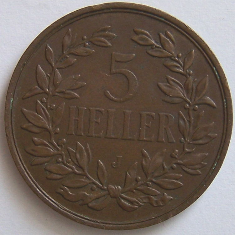 German-East-Africa-5-Heller-1908-J