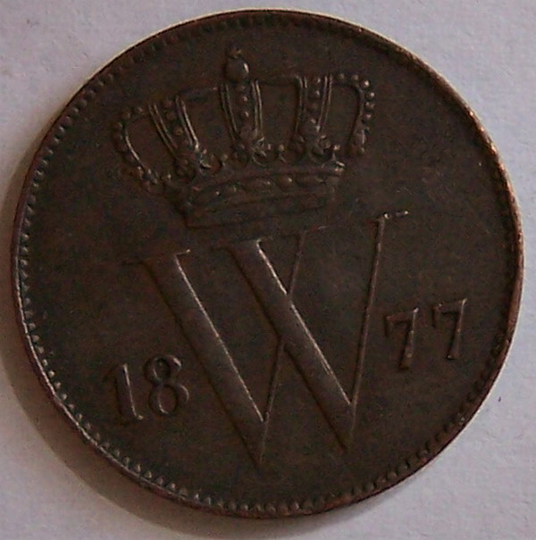 Netherlands-1-Copper-Cent-1877