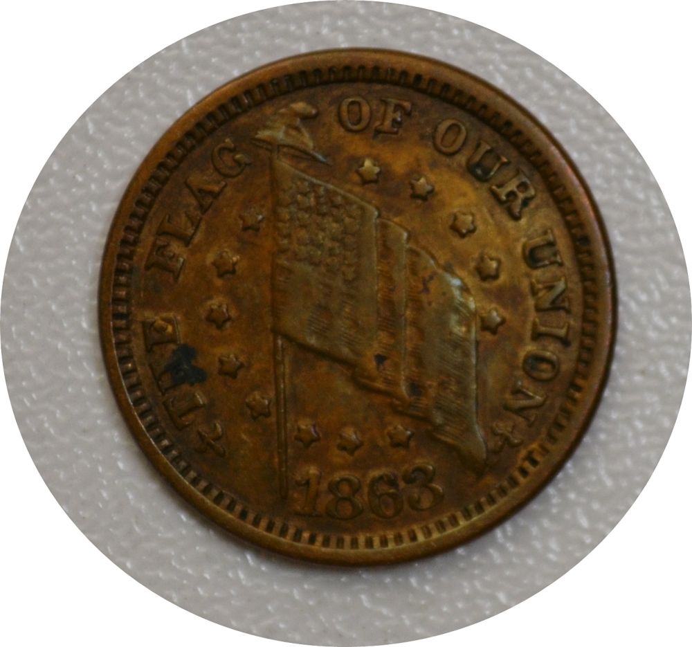 Civil-War-Token-Collection-In-CAPS-Album