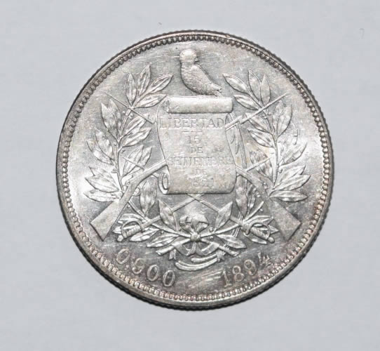 1894-Guatemala-Peso-Grade